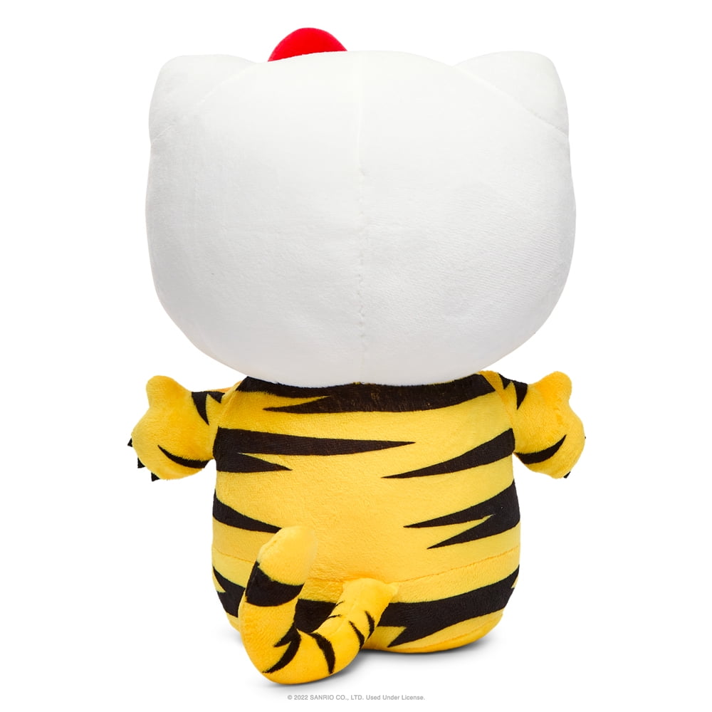 Kidrobot Sanrio Interactive Plush 13" Hello Kitty Tiger with Removable Jacket Plush Toy