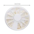 thumbnail image 4 of Metal Nail Art Rivet Studs DIY Decorations For Girls Women Size 21 Golden 1Pc, 4 of 4