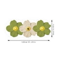 thumbnail image 3 of Floral Long Carpet for Living Room and Bedroom Hallway—Soft Wool Area Rug with Non- Backing Decorative Floor Mat for Home Interiors, 3 of 6