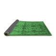 thumbnail image 2 of Ahgly Company Indoor Rectangle Oriental Emerald Green Industrial Area Rugs, 6' x 9', 2 of 4