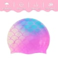 thumbnail image 3 of Kids Swim Cap Durable Silicone Swim Caps Waterproof Bathing Pool Swimming Caps Mermaid Unicorn Water Swimming Hats, 3 of 3