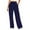 Dark Blue #019, variant on Women's Wide Leg Sweatpants Fleece Lined Baggy Sweat Pants Lounge Fashion Clothing Athletic Joggers with Pockets Red S