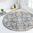 thumbnail image 1 of Unique Loom 3147420 7 x 7 ft. Albany Portland Round Rug, Beige, 1 of 1