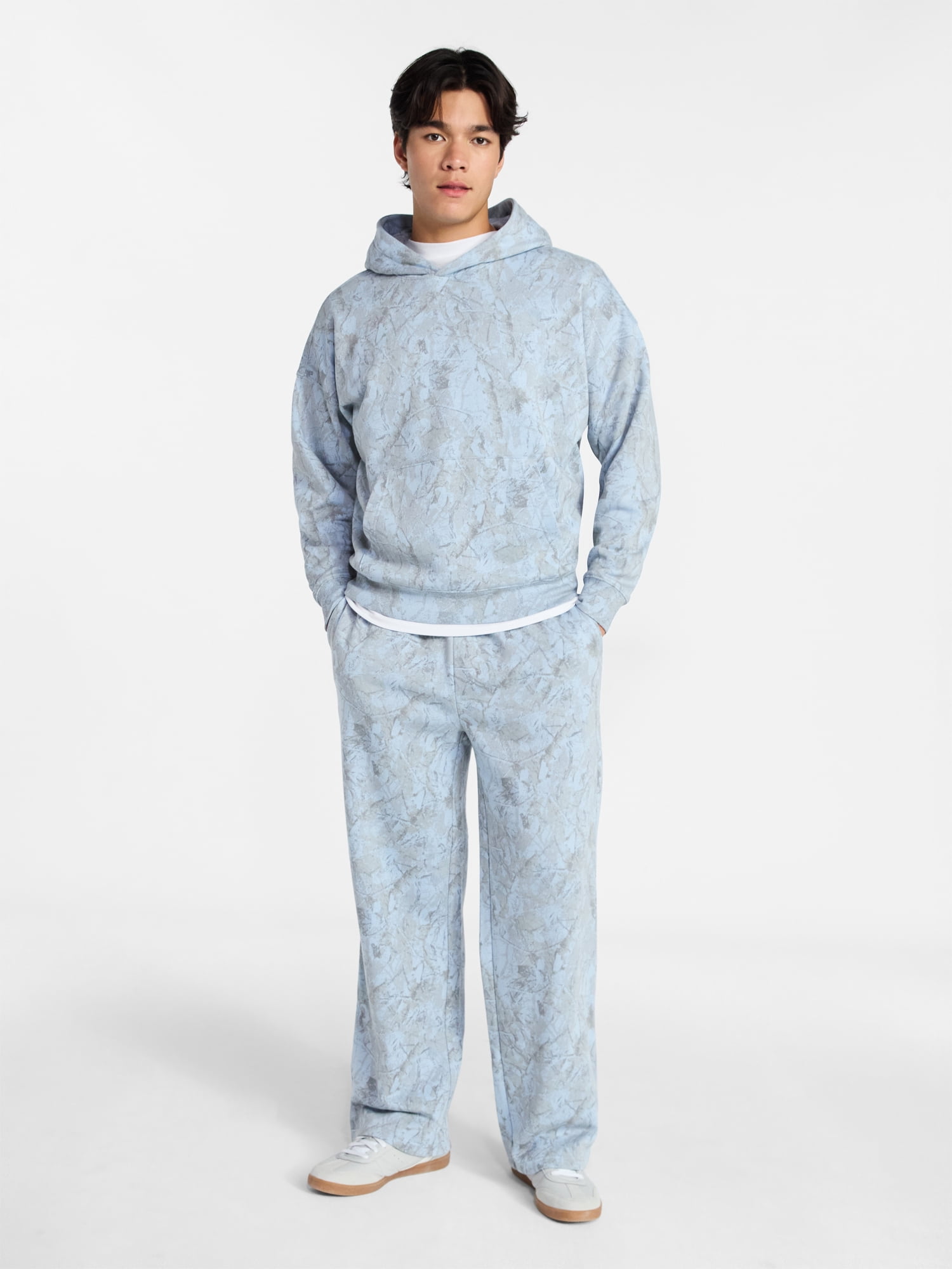 No Boundaries Soft Fleece Vintage Straight Sweatpants, Men's XS-5XL