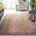 thumbnail image 2 of SAFAVIEH Silverado Ormonde Oriental Polyester Area Rug, Rust/Blue, 4' x 6', 2 of 9