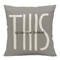 thumbnail image 2 of Juego de fundas de almohada Family & Love Inspirational, algodón y lino, 4 unidades, 2 of 3