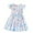 Blue, variant on Utoimkio Toddler Baby Girls Summer Dress Rainbow Flutter Sleeve Dresses Outfits for Baby Girl Sundress Skirts Clothes
