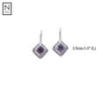 thumbnail image 3 of NOVICA Artisan Handmade Amethyst Drop Earrings Unique Sterling Silver Purple Indonesia Birthstone [1 in L x 0.6 in W x 0.2 in D] ' Ubud Goddess', 3 of 9