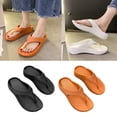 thumbnail image 3 of MUSUPER Womens Flip Flops for Women Black for Girls Waterproof Outdoor Summer Beach Slippers with Arch Support Women Sandals, 3 of 19