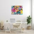 thumbnail image 3 of Stupell Industries Vivid Love Graffiti Collage Abstract Painting Gallery Wrapped Canvas Art Print Wall Art, 40 x 30, 3 of 8