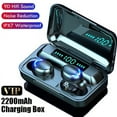 thumbnail image 2 of Tws Wireless Headphone Bluetooth Earphones With Microphone Sport Headset Hifi Stereo Wireless Earbuds 2200 Mah Charging Box - Earphones &amp; Headphones, 2 of 7