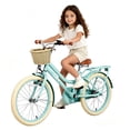 thumbnail image 5 of 20" Girls Bike for Kids Ages 7–10 Years Old, SHINPT Kids Bike with Basket & Rear Rack, Kids Bicycle with Kickstand & Adjustable Seat, Girls Bicycle 20 inch for Birthday Gift, Multiple Colors, 5 of 7