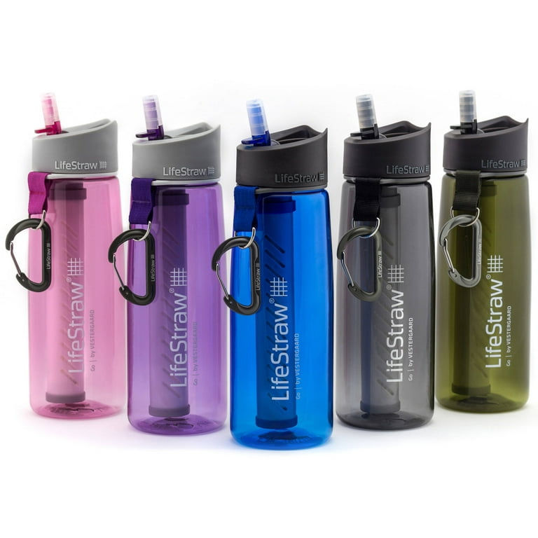 Lifestraw Go Water Bottle With 2-Stage Filtration, Pink 