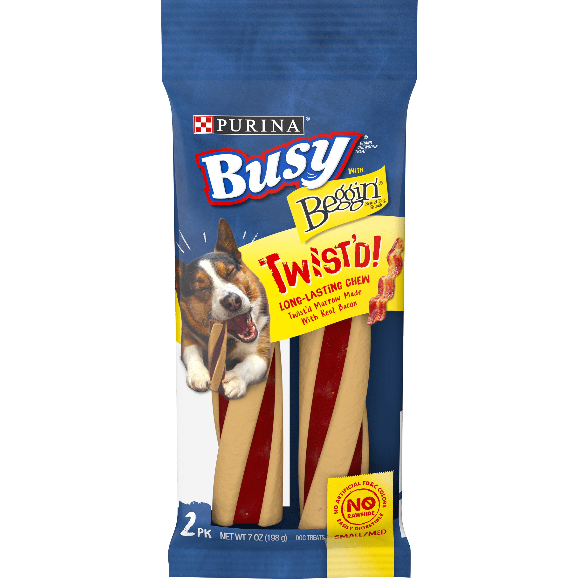 Purina Busy With Beggin' Small/Medium Breed Dog Treats, Twist'd 2 ct