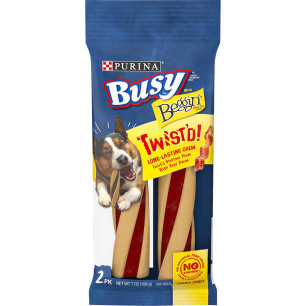 Purina Busy With Beggin' Small/Medium Breed Dog Treats, Twist'd (6) 2