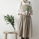 thumbnail image 2 of Delantal Chef, Delantal de Estilo Japonés, Delantal a con Babero para Mujer, Delantal de Suave Beige Sunnimix Delantal de cocina casera, 2 of 8
