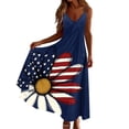 thumbnail image 6 of Vetsdori Women's American Flag Maxi Dress Fourth of July Backless Slip Dress Tank Summer Red White and Blue,Ankle Length Casual Dress for Women Outfits, 6 of 8