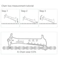 thumbnail image 2 of Comprobador de cadena de bicicleta, indicador de cadenas de bicicleta portátil, herramienta de reparación de ciclismo precisa, 2 of 6