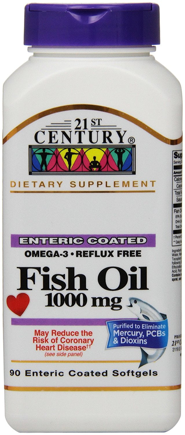 21st century fish oil 1000mg benefits