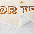 thumbnail image 5 of Erosebridal Highland Cow Twin Quilt Set, Trick Or Treat Halloween Twin Coverlet Set, White Orange, 2pcs, 1 Bedspread and 1 Pillowcase, 5 of 7