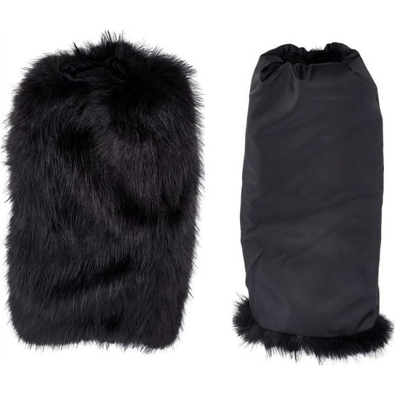 1 Pair Faux Fur Leg Warmers Soft Furry Boot Covers Fluffy Long Leg Warmers for Winter Leg Warm Accessories Costume Cosplay