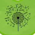 thumbnail image 4 of Inktastic Music Dandelion Musical Boys or Girls Baby Bib, 4 of 4