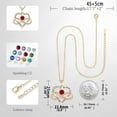 thumbnail image 5 of NICKSUN Womens Sparkling Infinity Love Necklace Birthday Gifts for Women Dainty Adjustable Love Heart Pendant Necklaces, 5 of 12