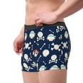 thumbnail image 2 of Pofeuu Pirate Skulls 1 Print Men’s Boxer Briefs, Moisture-Wicking Underwear, Regular,Trunk-Large, 2 of 5