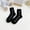 Black, variant on Panpant Socks for Women, Women Autumn And Winter New Heart Ware Cotton Mid Calf Black One Size