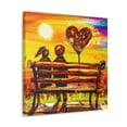 thumbnail image 2 of Love's Embrace Bench - Canvas, 2 of 10
