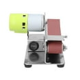 thumbnail image 1 of Multifunctional Grinder Mini Electric Belt Sander Polishing Grinding Machine Cutter Edge Sharpener with 10pcs 30mm Sanding Paper ,High Dust Collection Efficiency, 1 of 6