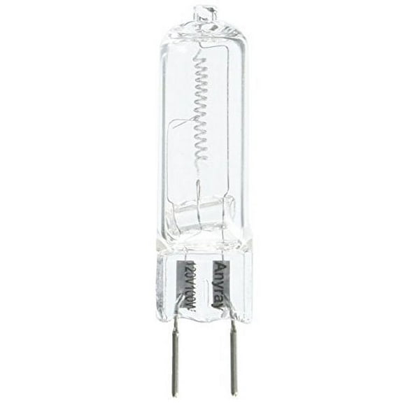 Anyray A1710Y (1)-Bulb JCD G8 100W 100 Watt 130V Halogen T4 Light G8 Bulbs 120V GY8.6 lamps
