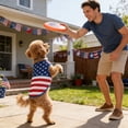 thumbnail image 5 of American Flag Inspired Dog Vest 4Th Of July Star Strip Dog Outfit Perfect Dog Shirt, Ideal Tank Top For Everyday Wear, Independence Day Celebrations Quality Materials For A Cute And Stylish Look, 5 of 6
