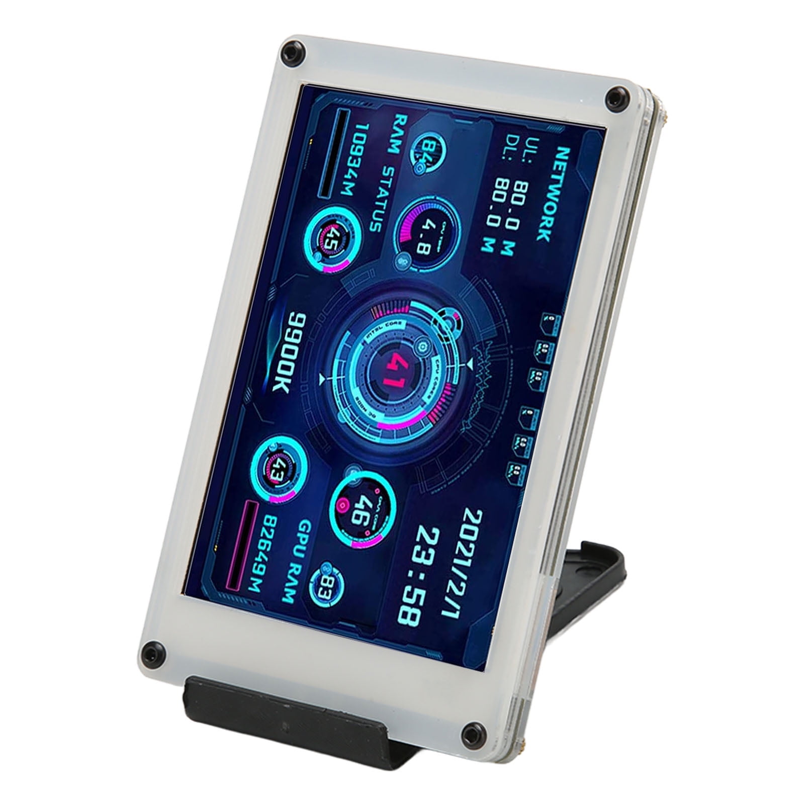 Computer RAM Monitor,Computer Temp Monitor 3.5 Computer CPU Monitor PCCPU Data Monitor High-End Performance