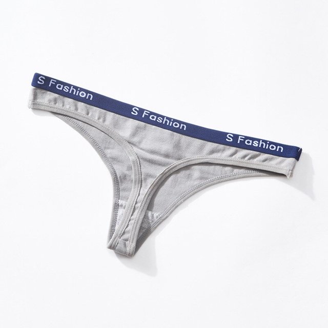 TrowBridge-tangas con letras para mujer, bragas simples, ropa interior de algodón deportiva, lencería Sexy, cómoda, calzoncillos