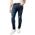 thumbnail image 3 of RAW X Mens Slim Fit Moto Jeans, Dark Wash, 30X32, 3 of 7