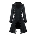 thumbnail image 1 of Chaqueta larga Steampunk para mujer Sunnimix Disfraz de Cosplay Negro XL, 1 of 6