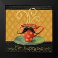 thumbnail image 2 of Audit, Lisa 15x15 Black Modern Framed Museum Art Print Titled - Cafe Moustache III Square, 2 of 5