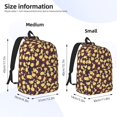 thumbnail image 2 of Xecao Cute Small Farm Birds Canvas College Laptop Backpack, a durable rucksack designed for both men and women, ideal for travel, school, and daily use-Medium, 2 of 5