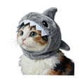thumbnail image 5 of Pet Headband for Winter Warmth, Shark Design Dog Hat, Soft Plush Photo Prop for Small Dogs and Cats, Funny Costume for Halloween, Christmas, Parties, Head Circumference 20-28cm, 5 of 5