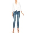 thumbnail image 3 of MOA COLLECTION Women's Open Front 3/4 Sleeve Fashion Jackets, 3 of 6