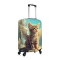 thumbnail image 3 of Fotbe Sunshine Cloud Cute Cat Luggage Cover Protector,Suitcase Protector,Scratch and Dirt Resistant,Fits 18-32 Inch Luggage-Medium, 3 of 9