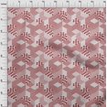 thumbnail image 4 of oneOone Cotton Poplin Twill Maroon Fabric Geometrical Mix Diy Clothing Quilting Fabric Print Fabric By Yard 56 Inch Wide, 4 of 4