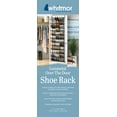 thumbnail image 6 of Whitmor 12-Tier Over-The-Door Metal Shoe Rack, Hanging Space-Saving Organizer, 36-Pair Capacity, Gunmetal Gray, 6 of 8