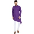 thumbnail image 1 of Men Kurta Pajama Set Bollywood Designer Cotton Kurta Pyjama Set XS-5XL Purple, 1 of 5