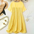 thumbnail image 6 of Summer Dresses For Women 2025 Sevevn Women Summer Short Sleeve Midi Dress Casual Aline Flowy Tshirt Dress, 6 of 7
