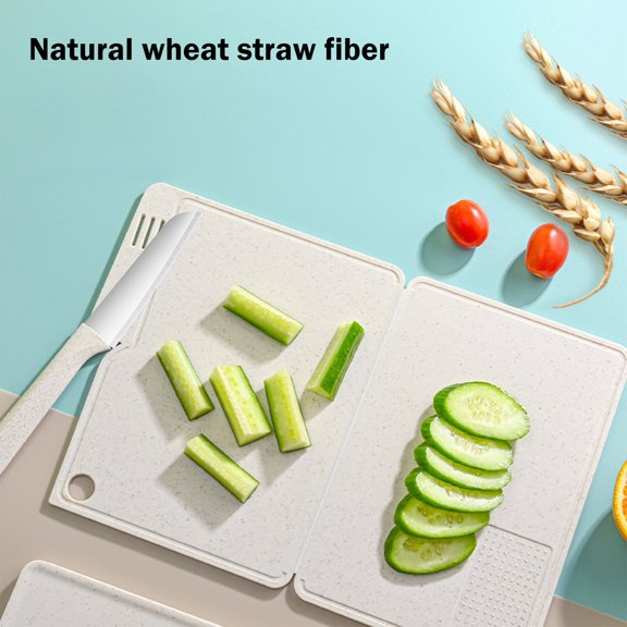 LACKUST Portable Folding Cutting Board,Cutting Boards for Kitchen Clearance,Outdoor Picnic & Camping,Multifunctional Kitchen Essential,Beige