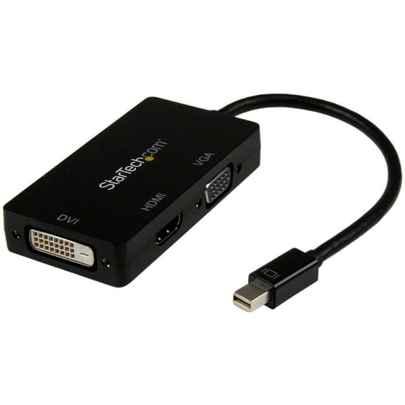 StarTech A/V Adapter: 3-in-1 Mini DisplayPort to VGA DVI or HDMI Converter