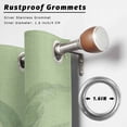 thumbnail image 2 of Outdoor Curtains for Patio Waterproof, Palm Leaves Tropical Outdoor Privacy Panels Grommet, Green Botanical Summer Green Ombre Blackout Outside Curtains for Porch/Cabana 54"x95", 2 Panels, 2 of 8