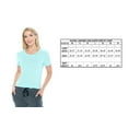 thumbnail image 6 of ACTIVE UNIFORMS SCRUBS Women's Short Sleeve Round-Neck T-Shirt Under Scrub (Gray, X-Large), 6 of 6